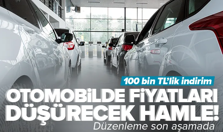 500 bin liralık sıfır otomobilde 100 bin TL indirim!