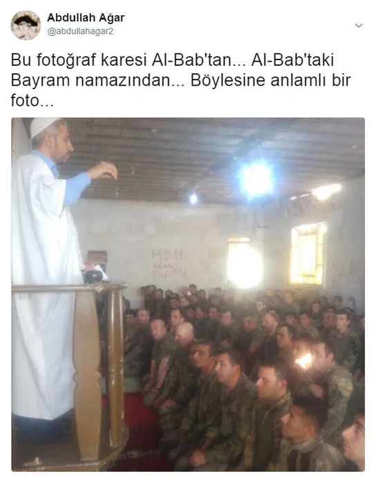 El Bab’da destan yazan askerlerimizin anlamlı fotoğrafı - 2