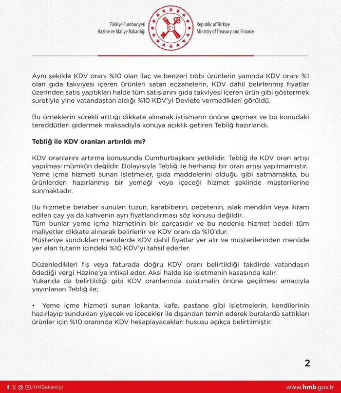 hazine-ve-maliye-bakanligindan-kdv-oranlari-iddialarina-yanit-1715095836466.jpeg Hazine ve Maliye Bakanlığı'ndan KDV oranları iddialarına net yanıt! "Mümkün değil" - 2