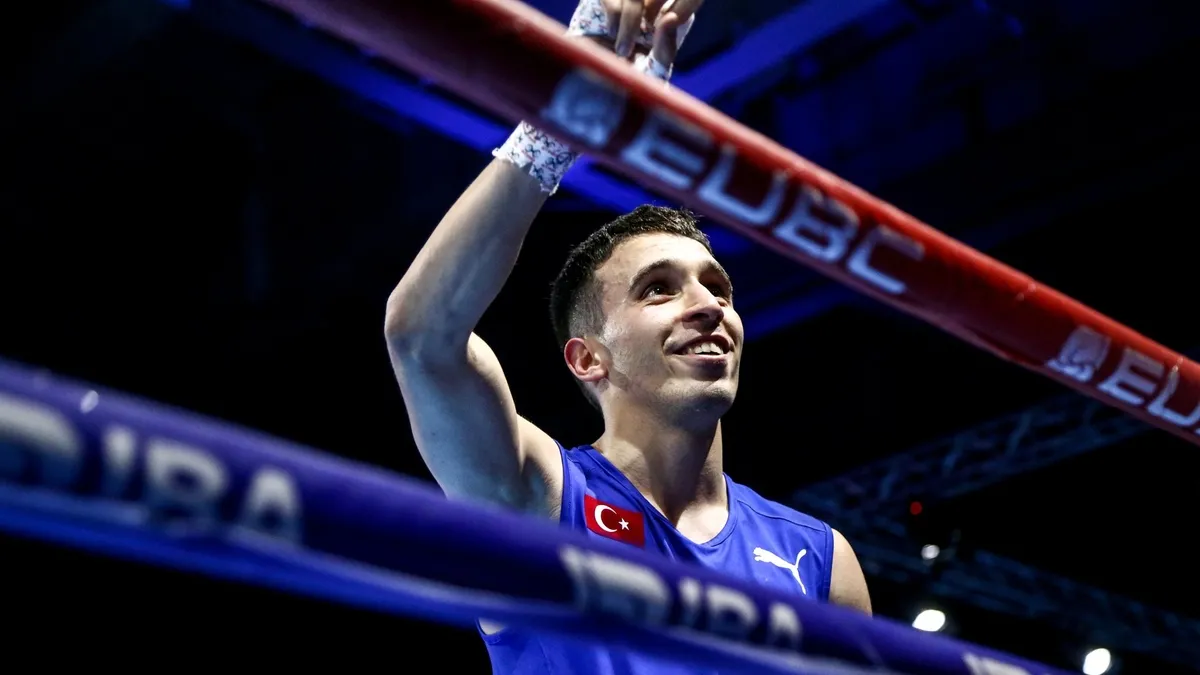 Milli boksör Samet Gümüş Avrupa şampiyonu!