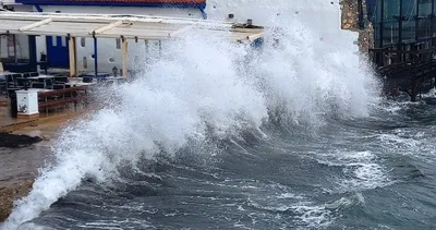 Bodrum’da fırtına! Feribot seferleri iptal edildi