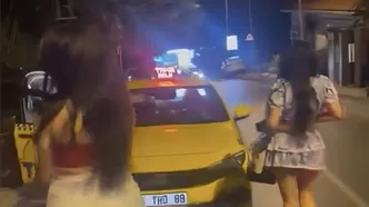 Etiler'de akılalmaz olay! Taksi parasını ödemeyip kaçtılar