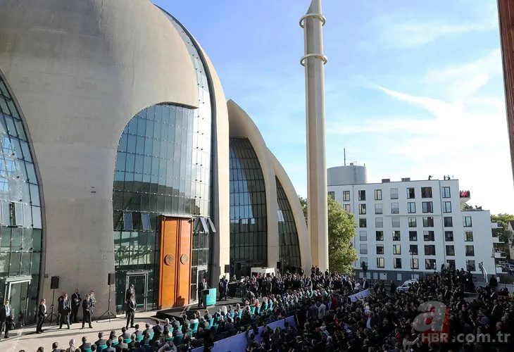 Başkan Erdoğan’ın açtığı DİTİB Merkez Camii’nin özellikleri neler? İşte DİTİB Merkez Camii’nden kareler...