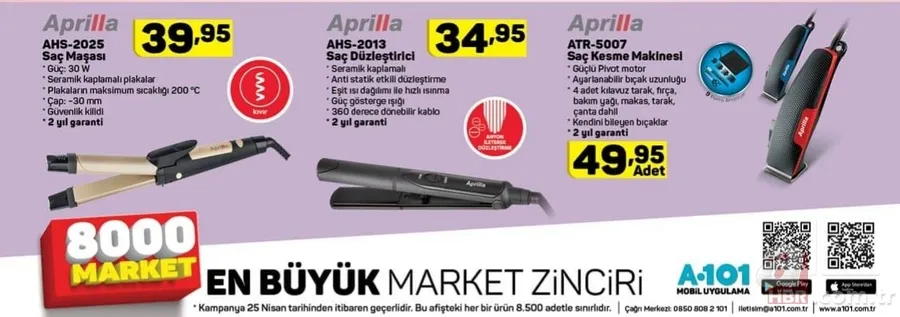 A101 aktüel ürünler kataloğu 25 Nisan için son gün! A101 indirimli ürünler neler? 10