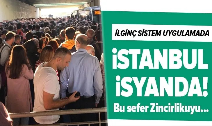 Metrobüs çilesi devam ediyor! Altunizade'den sonra Zincirlikuyu...