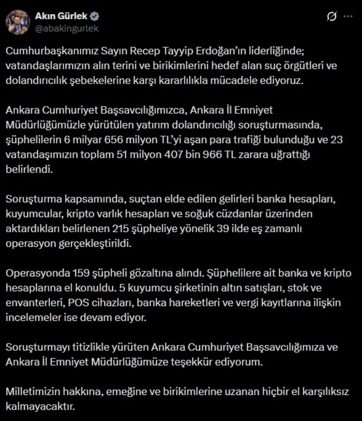 39 ilde yatırım dolandırıcılığı operasyonu: 215 şüpheliye işlem, 159 gözaltı