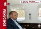 Son dakika: Başkan Erdoğan İstanbul'u havadan denetledi! İlk görüntüler |Video