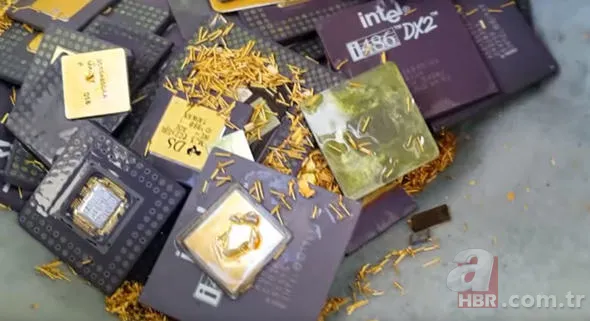 Bilgisayar parçalarından altın çıkardı! Görenler şaşkın... 14