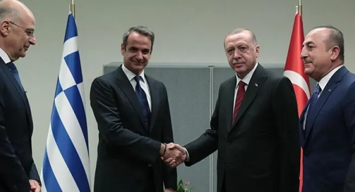 SON DAKİKA | Başkan Erdoğan ile Yunanistan Başbakanı Kiryakos Miçotakis arasında kritik görüşme