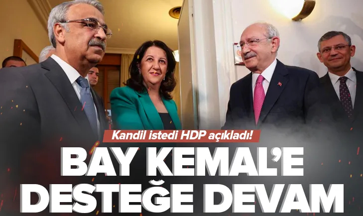 HDPden Kılıçdaroğluna desteğe devam