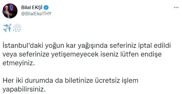 Son dakika: THY kar nedeniyle 180 seferi iptal etti! İşte iptal olan THY seferleri - 3
