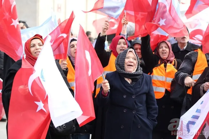 Başkan Erdoğan'a Belçika'da coşkulu karşılama