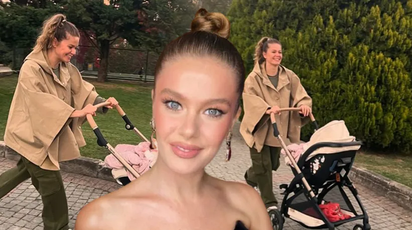 Burcu Biricik 9 aylık kızı Luna'nın son halini paylaştı