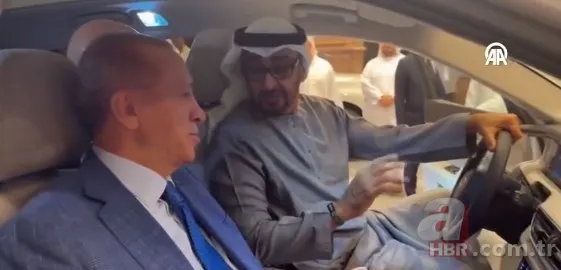 Başkan Erdoğan BAE Devlet Başkanı Al Nahyan'a TOGG hediye etti! Pamukkale beyazı ile Abu Dabi caddelerinde tur 8