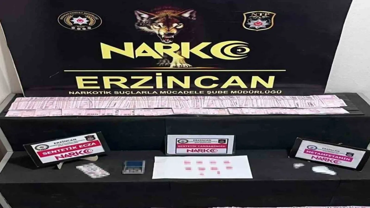 Erzincan’da uyuşturucu ticaretinden 2 kişi tutuklandı