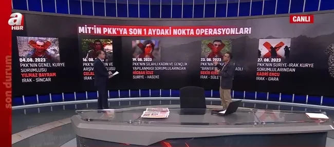 MİT’ten 1 ayda müthiş operasyonlar! Son bir ayda PKK elebaşlarına tek tek çizik atıldı