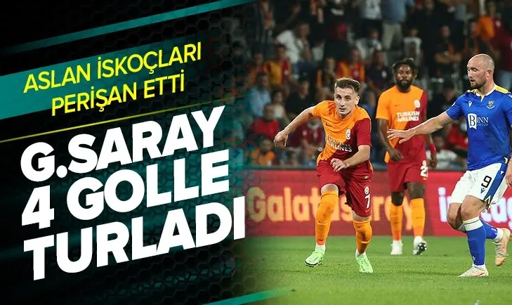 Galatasaray, St. Johnstone’u 4-2 mağlup ederek turladı