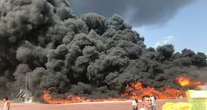 Antalya’da köpük fabrikasında yangın