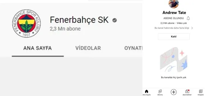 Fenerbahçe’nin YouTube hesabı çalındı: İsmi değiştirildi içerikler silindi