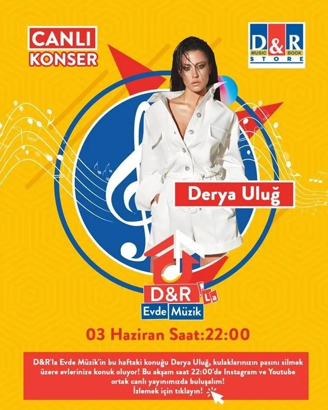 D R La Evde Muzik In Yeni Konugu Derya Ulug