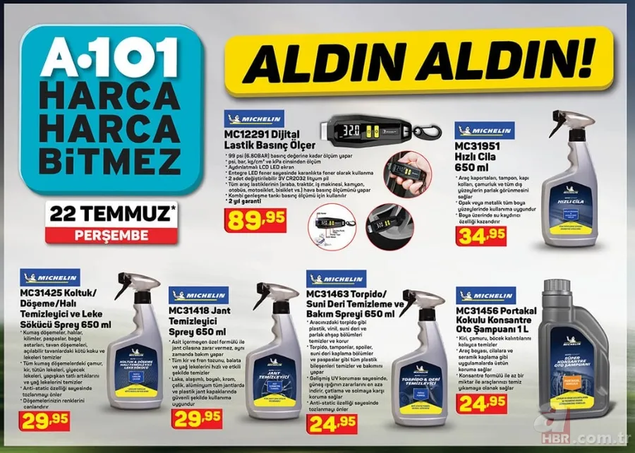 Her kalemden ürün satışa çıkıyor! 22 Temmuz 2021 A101 aktüel ürünler kataloğu sürprizlerle dolu! Perşembe itibarıyla... 5