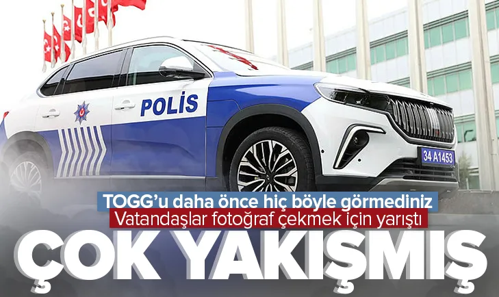 TOGG’u daha önce hiç böyle görmediniz!