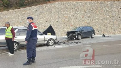SON DAKİKA | 2 otomobil ve 1 servis aracı çarpıştı! Bursa’da zincirleme kaza