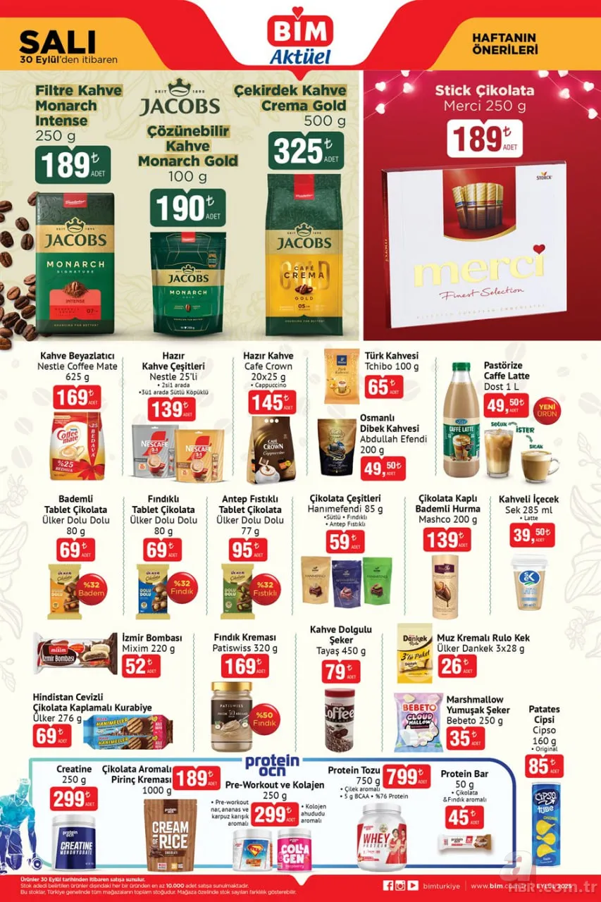 30 EYLÜL BİM AKTÜEL KATALOĞU | Haftanın indirimleri belli oldu: Toz deterjan 299 TL, leke çıkarıcı 130 TL… 3