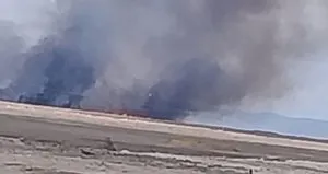 Kayseri’de milli parkta yangın paniği