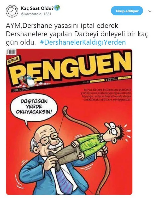 Kaç Saat Oldu hesabının yöneticisi yakalandı