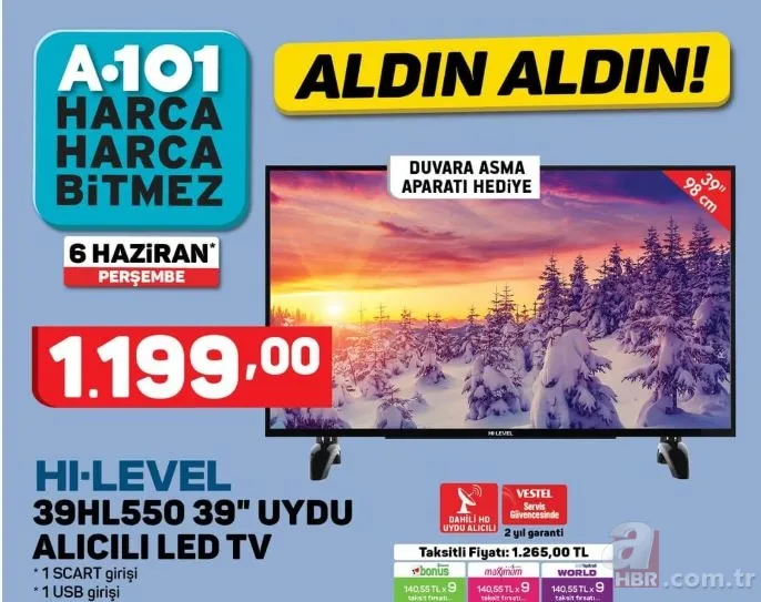 A101 aktüel ürünler kataloğu 6 Haziran beklenen fırsat geldi! A101 1-7 Haziran indirimli ürünler neler? 2