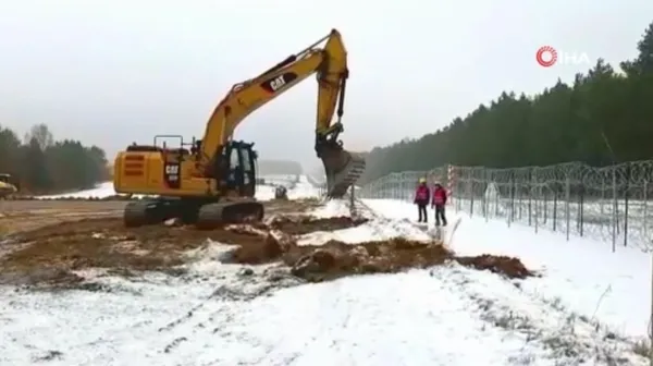 Polonya’dan Belarus sınırına görülmemiş duvar!