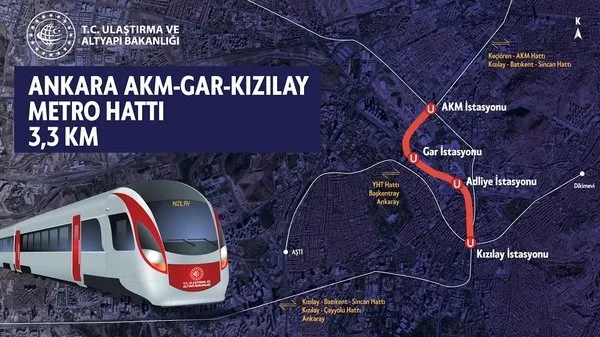 Son dakika: Ankara’ya metro müjdesi! Ulaştırma ve Altyapı Bakanı Adil Karaismailoğlu açıkladı