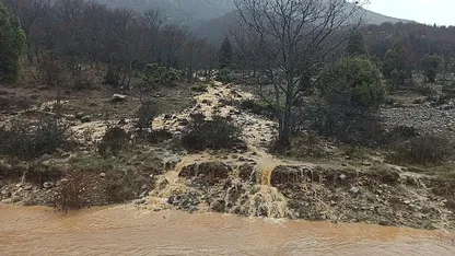 Develi'de aşırı yağış sele neden oldu