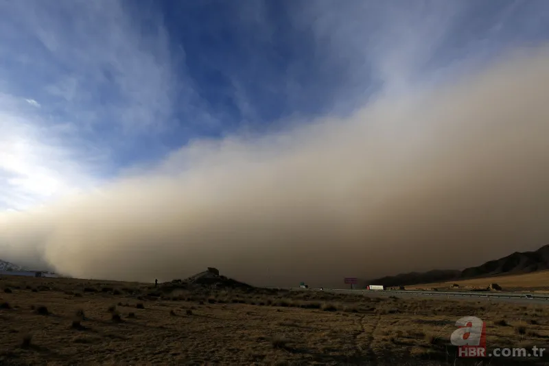 Çin'i kum fırtınası vurdu 3