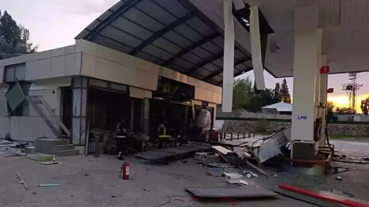 Van'da akaryakıt istasyonunda patlama: 1 yaralı