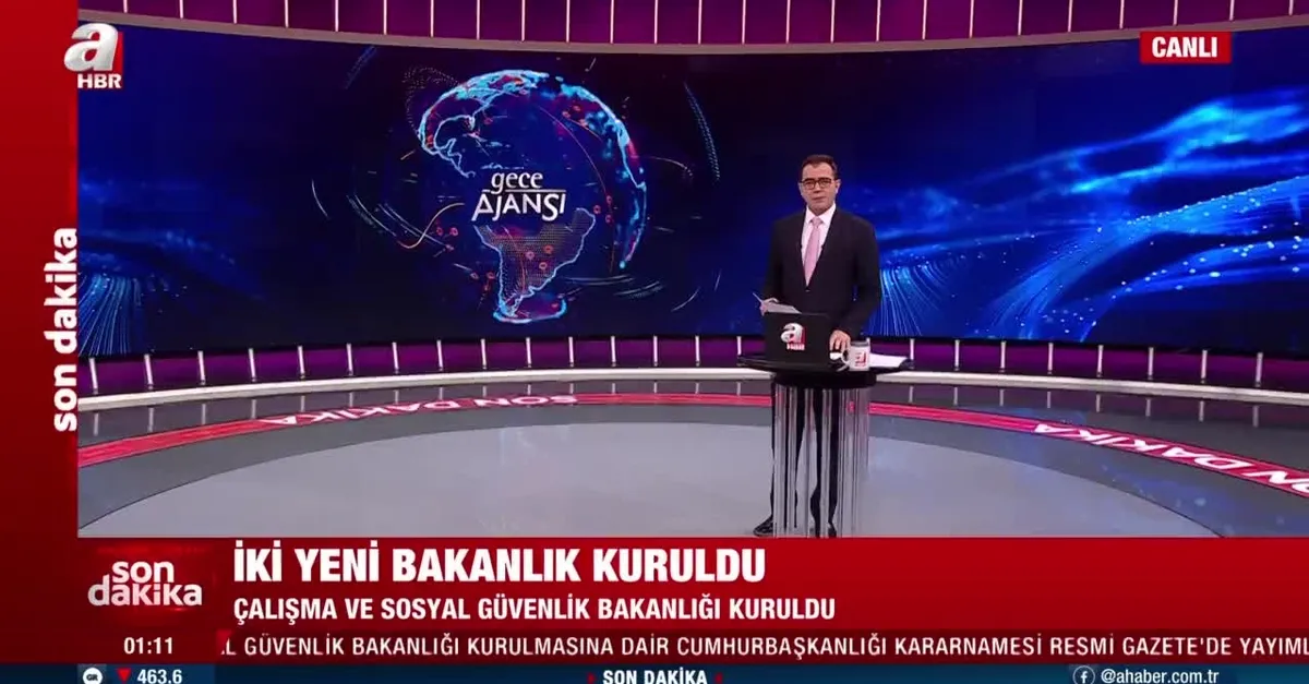 Son dakika: Kabinede iki yeni Bakanlık