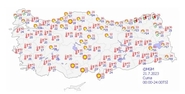 Kharoon sıcakları kapıya dayandı! Yanıyorduk şimdi kavrulacağız | Meteoroloji yayınladı: Bu haritaya bakmadan plan yapmayın - 5