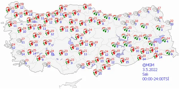 Ramazan Bayramı'nda hava nasıl olacak? 5 günlük hava durumu açıklandı | Yağmur ve soğuk hava geliyor - 11