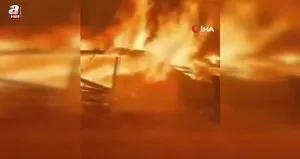 Bursa’da bir köye panik yaşatan yangın