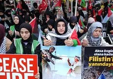 Filistin için oturma eyleminde ikinci gün!