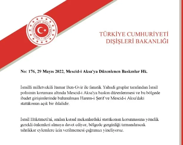 turk-disisleri-bakanligindan-mescid-i-aksaya-duzenlenen-baskinlara-tepki-1653856044573.jpg Türk Dışişleri Bakanlığından Mescid-i Aksa'ya düzenlenen baskınlara tepki - 1
