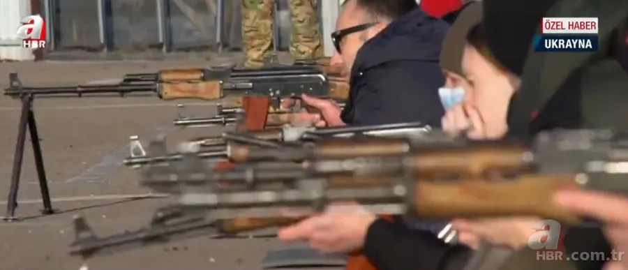 Rusya - Ukrayna geriliminin sembolü oldu! 76 yaşında silah eğitimi alan Valentyna Konstantynovska A Haber'e konuştu: Düşman gelirse... 2