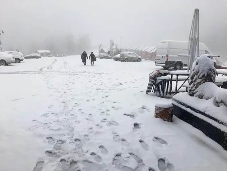Kocaeli ve Bolu’nun yüksek kesimlerine ilk kar düştü
