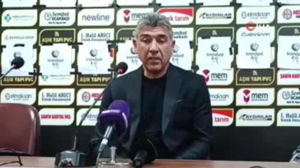 Şanlıurfaspor Teknik Direktörü Sait Karafırtınalar: ”Seriye bağlamak istiyoruz”