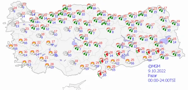 1665068815020.png Kuvvetli sağanak ve fırtına başladı! Günlerce sürecek... Meteoroloji'den son dakika uyarısı! İstanbul Ankara İzmir hava durumu - 12