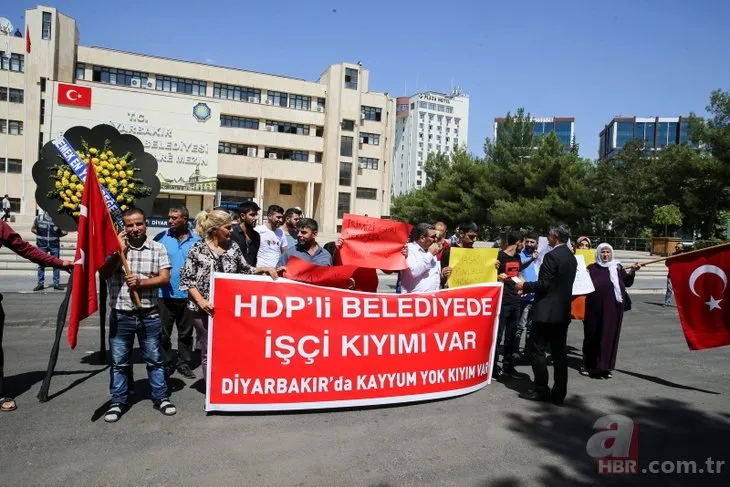 HDP’li Diyarbakır Belediyesi’ndeki işçi kıyımına protesto