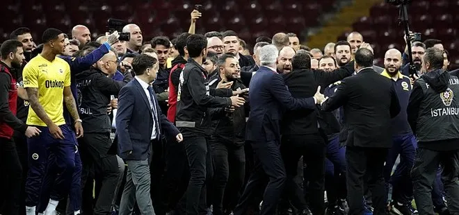 Olaylı Galatasaray-Fenerbahçe derbisi | Ertuğrul Karanlık Mert Hakan Yandaş ve Osayi-Samuel ifade verecek