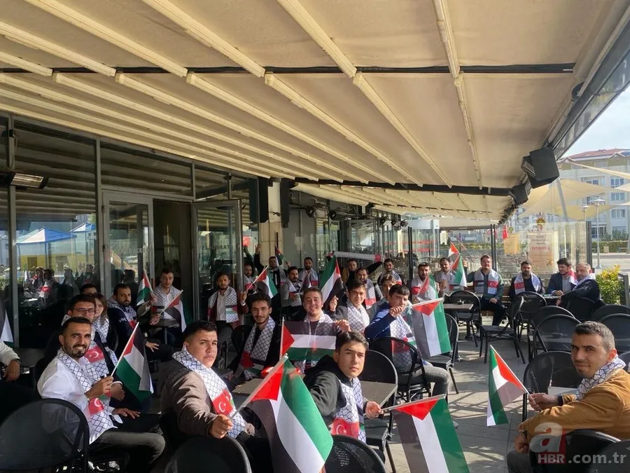 AK Parti Gençlik Kolları’ndan Starbucks’ta büyük Gazze eylemi: Say Stop! 11