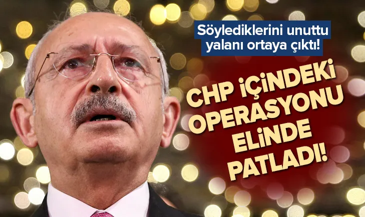 Kılıçdaroğlunun CHP içindeki operasyonu elinde patladı!
